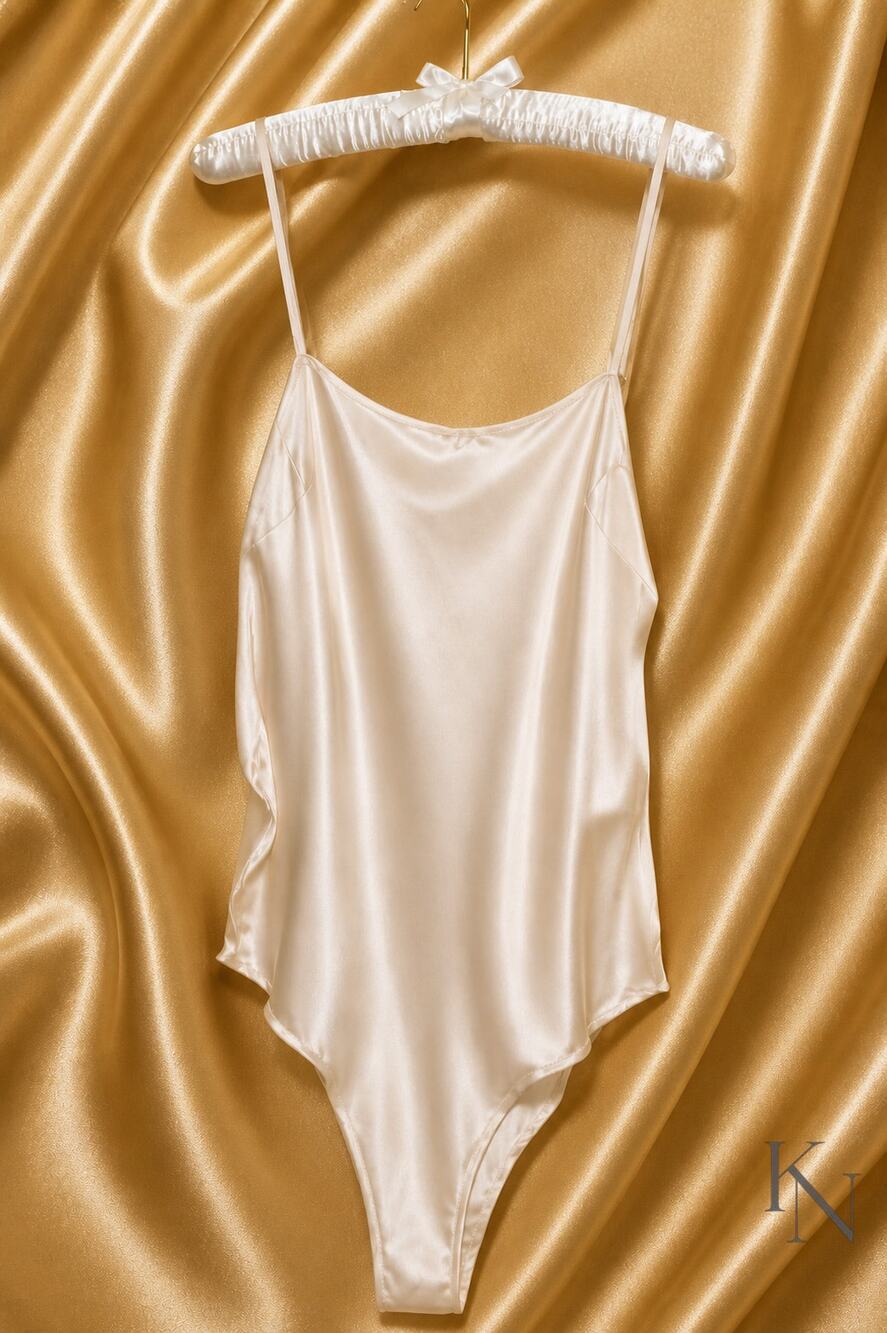 Victoria’s Secret Gold Label 100% Silk Teddy – Size M